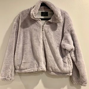 Grey Fuzzy Jacket